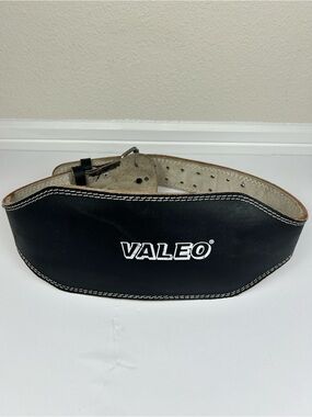 Valeo VRL6 6-Inch Padded Leather Lifting Belt size M 43”